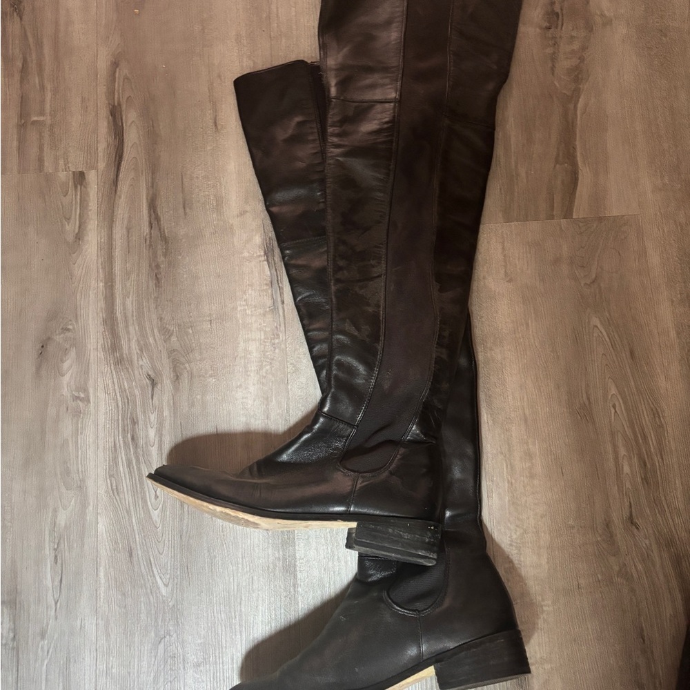 Elegant Black Over the Knee Boots